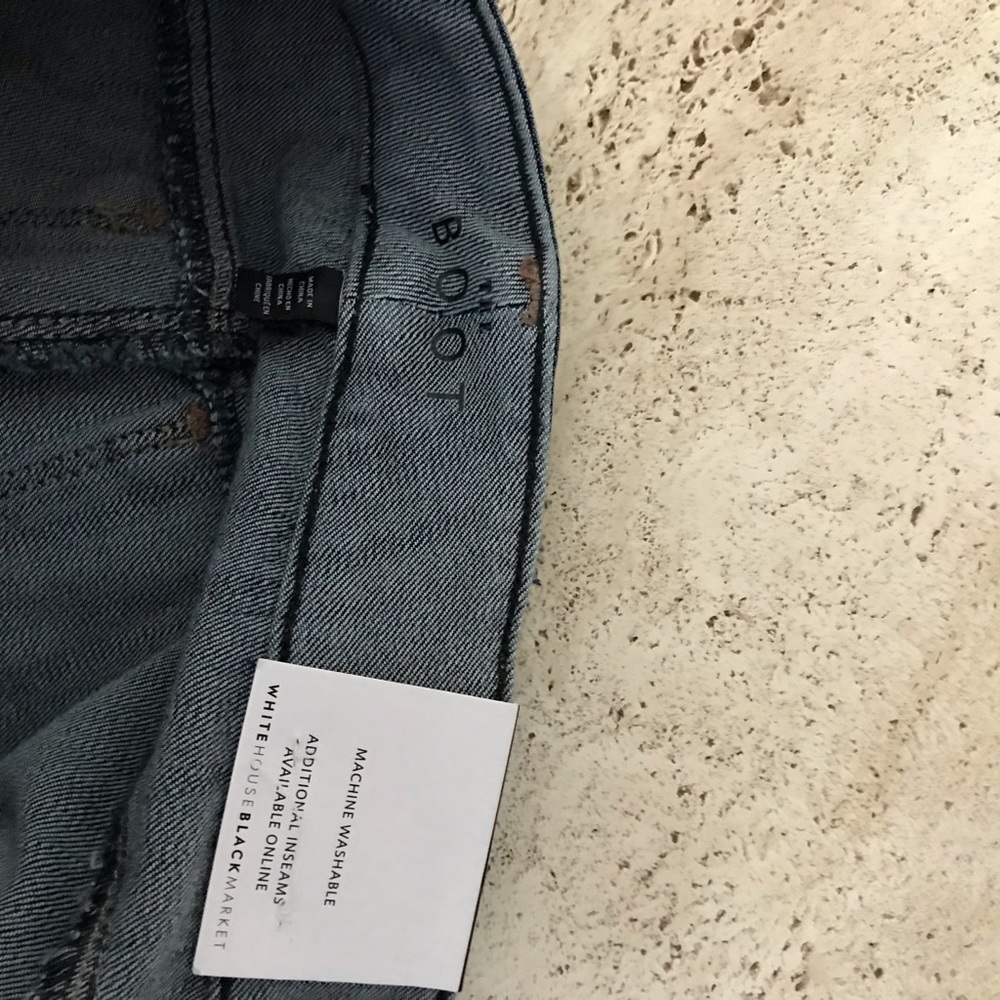White House Black Market Blue Embellished Jeans - Picture 14 of 16